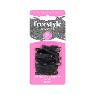 Freestyle Snag Free Elastics Black 4mm