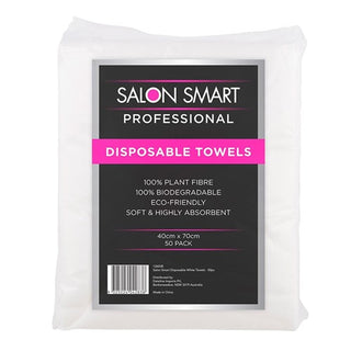 Salon Smart Disposable Towels White 50 P
