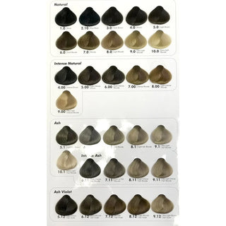 Cristalli Hair Colour Chart