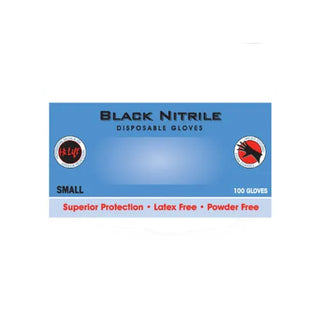 Black Shield Gloves Small Black 100pk