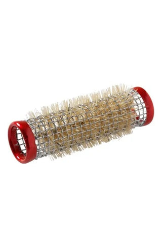 Metal Brush Rollers 18mm Red