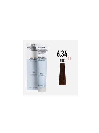 Nak Permanent Hair Colour 6.34 100ml