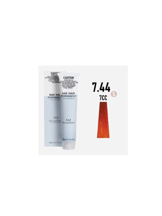 Nak Permanent Hair Colour 7.44  100ml