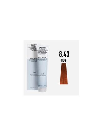 Nak Permanent Hair Colour 8.43 100ml