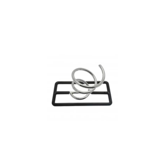 Hair Dryer Holder Black & Chrome