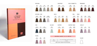 Nak Liquid Gloss Colour Chart