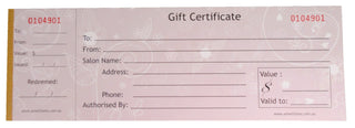 Gift Certificate 50 Pack