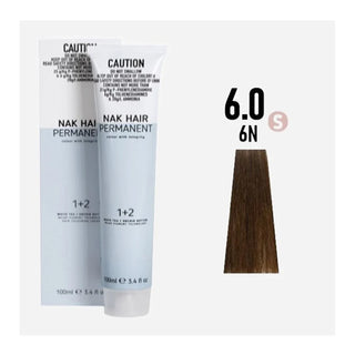 Nak Permanent Hair Colour 6.0 100ml