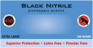 Black Shield Gloves Ex-Large Black 100pk